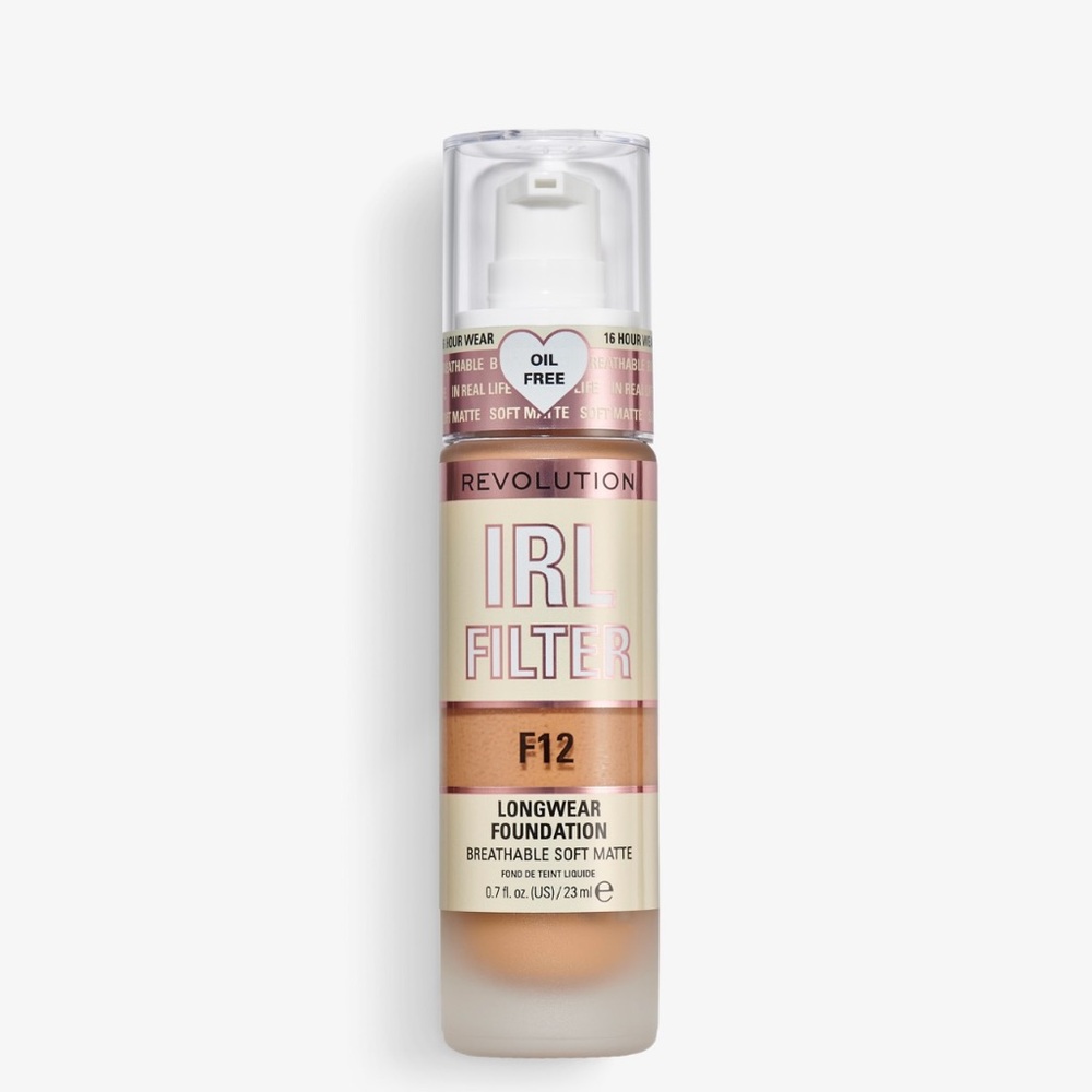 NWT Revolution Beauty IRL Filter Foundation in Shade F12 - Picture 3 of 5